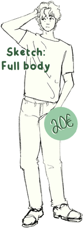 Full body sketch
